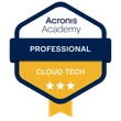 Acronis Academy Cloud Tech Professional badge
